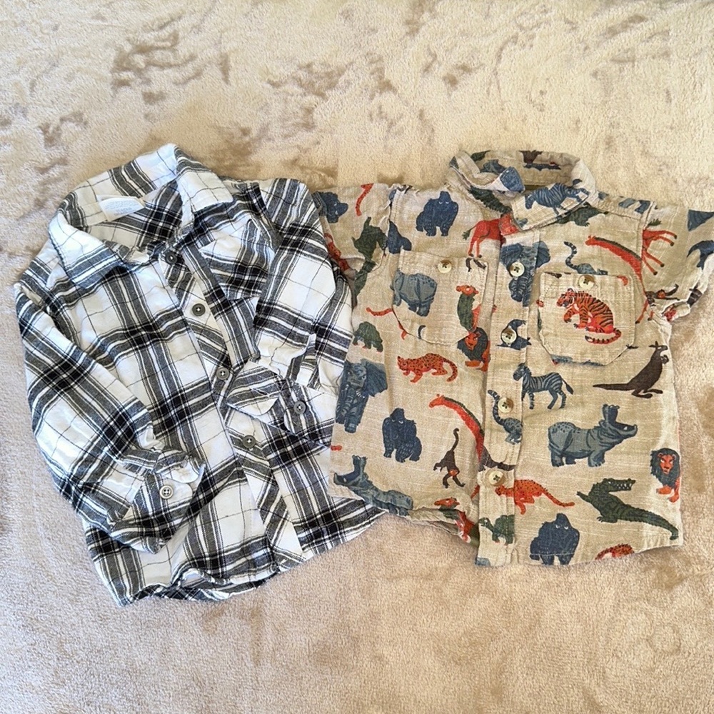 First Impressions 6-9 Month Collared Shirts